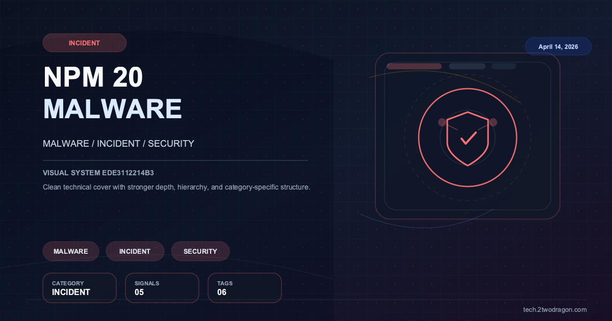 [긴급] npm 생태계 대규모 보안 침해: 20억 다운로드 패키지 악성코드 감염
