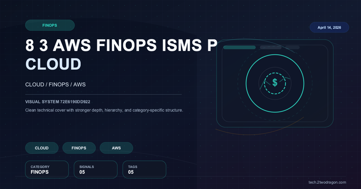 클라우드 시큐리티 8기 3주차: AWS FinOps 아키텍처부터 ISMS-P 보안 감사까지 완벽 공략!
