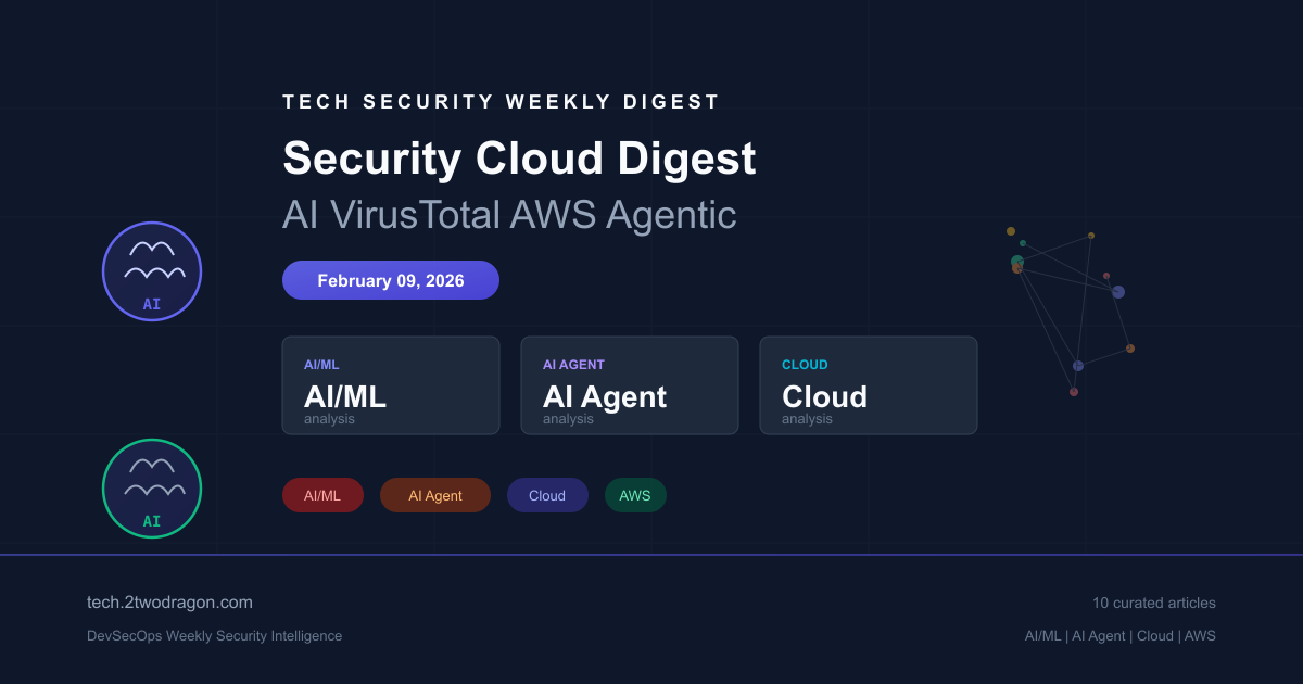 2026-02-09 보안 & 클라우드 다이제스트: AI 공급망 보안, AWS Agentic AI