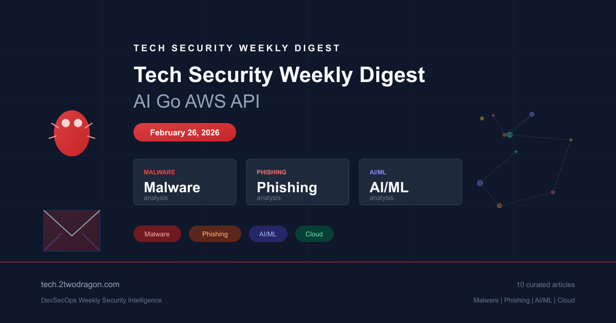 기술·보안 주간 다이제스트: RCE, Phishing, Malware