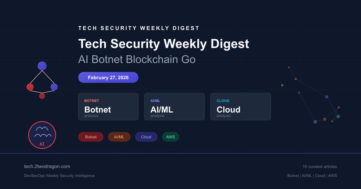 기술·보안 주간 다이제스트: Botnet, AWS, Cisco